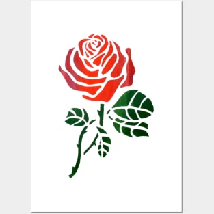 Rose Red Roses Printed Posters and Art